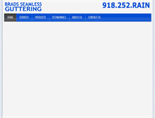 Tablet Screenshot of bradsguttering.com